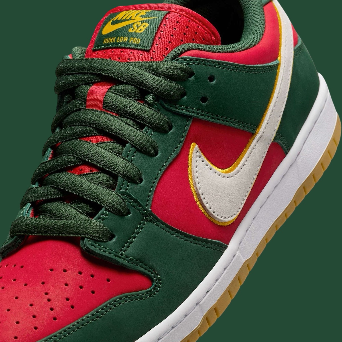 Nike SB Dunk Low Seattle Supersonics FZ1287 300 Release Date 6