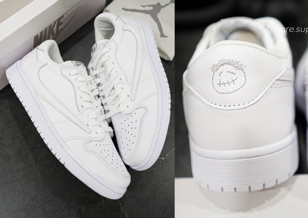 Travis Scott x Air Jordan 1 Low White Party