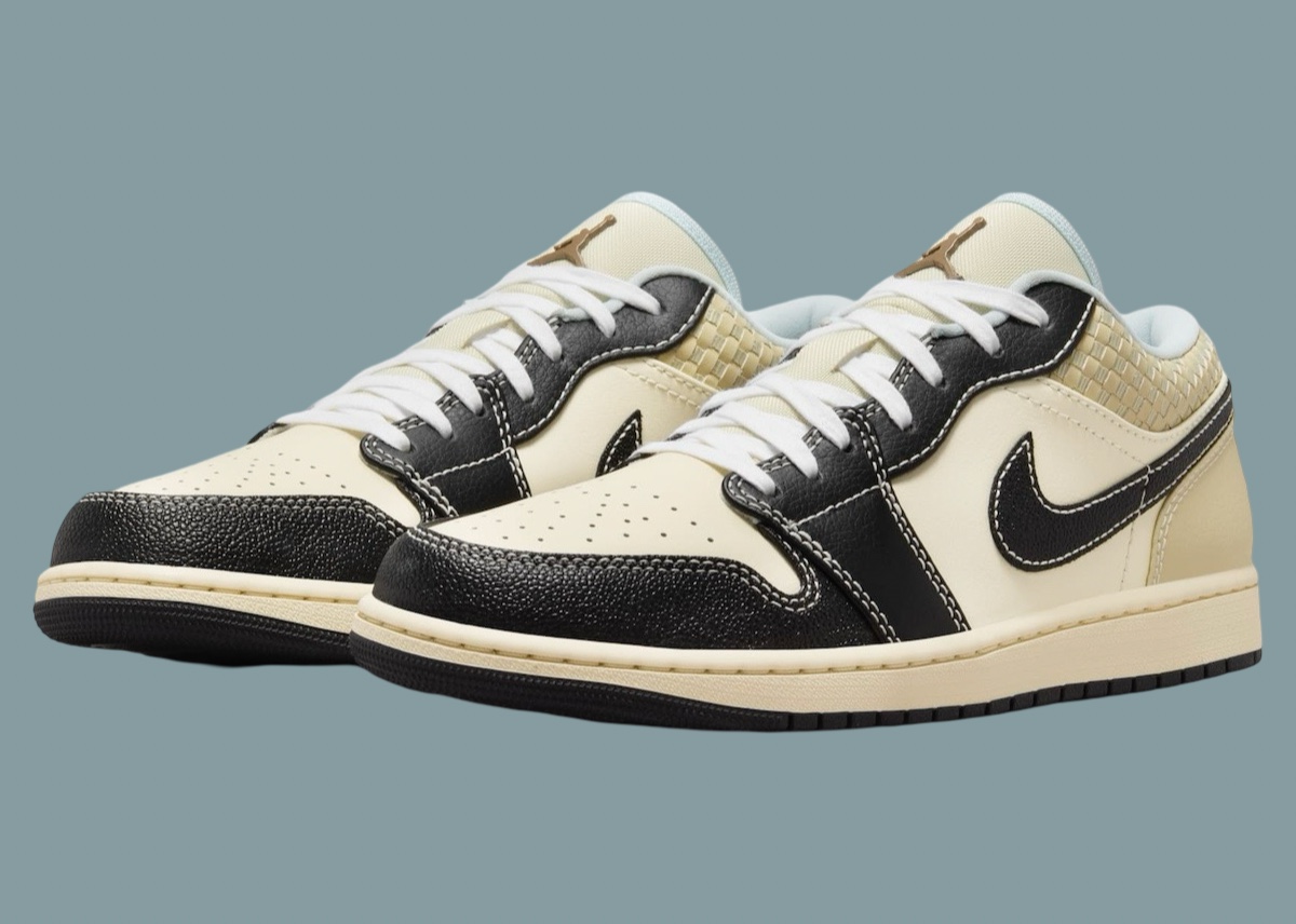 Air Jordan 1 Low SE Coconut Milk Black HQ3437-101