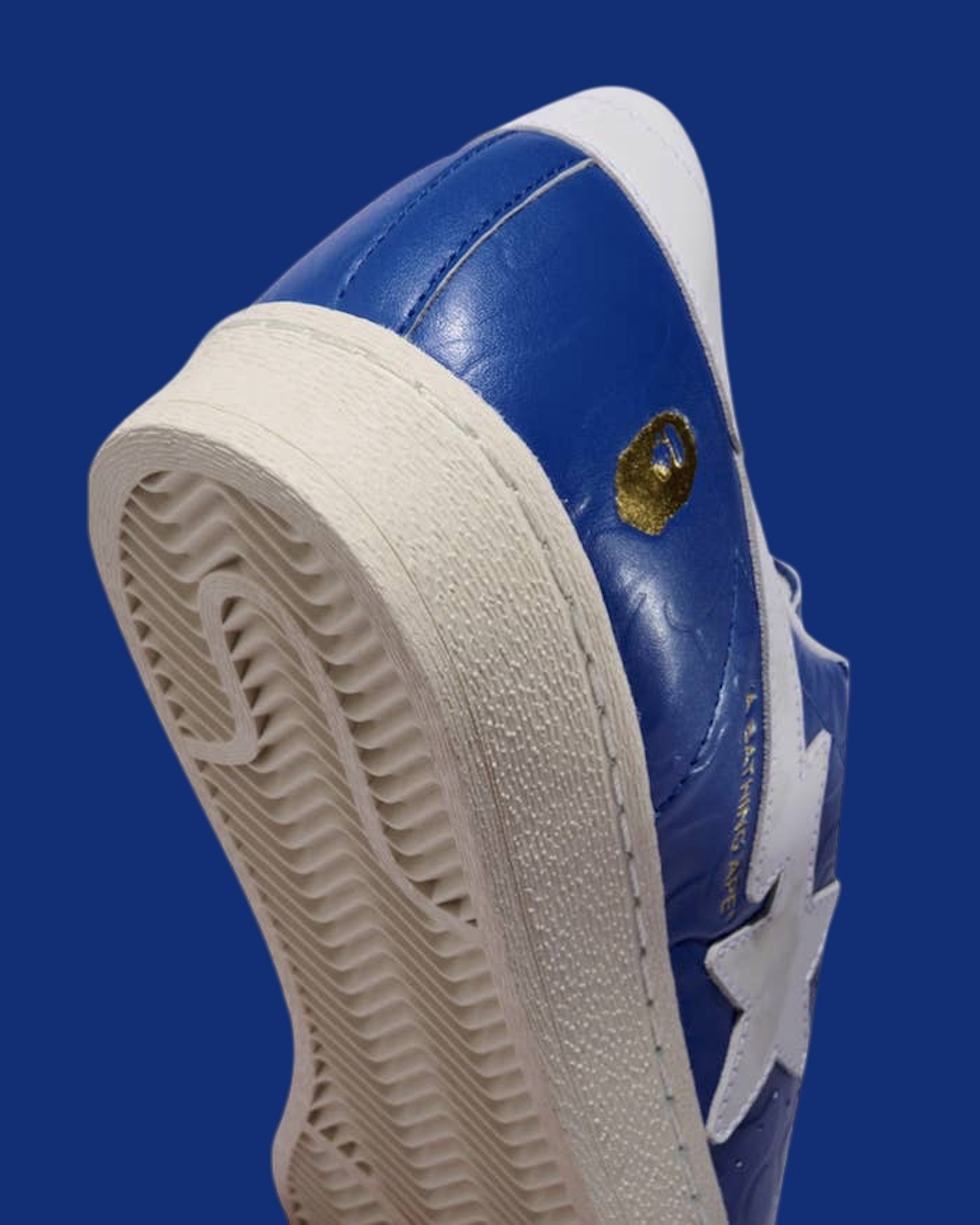 BAPE adidas Superstar Blue White JR2702 2