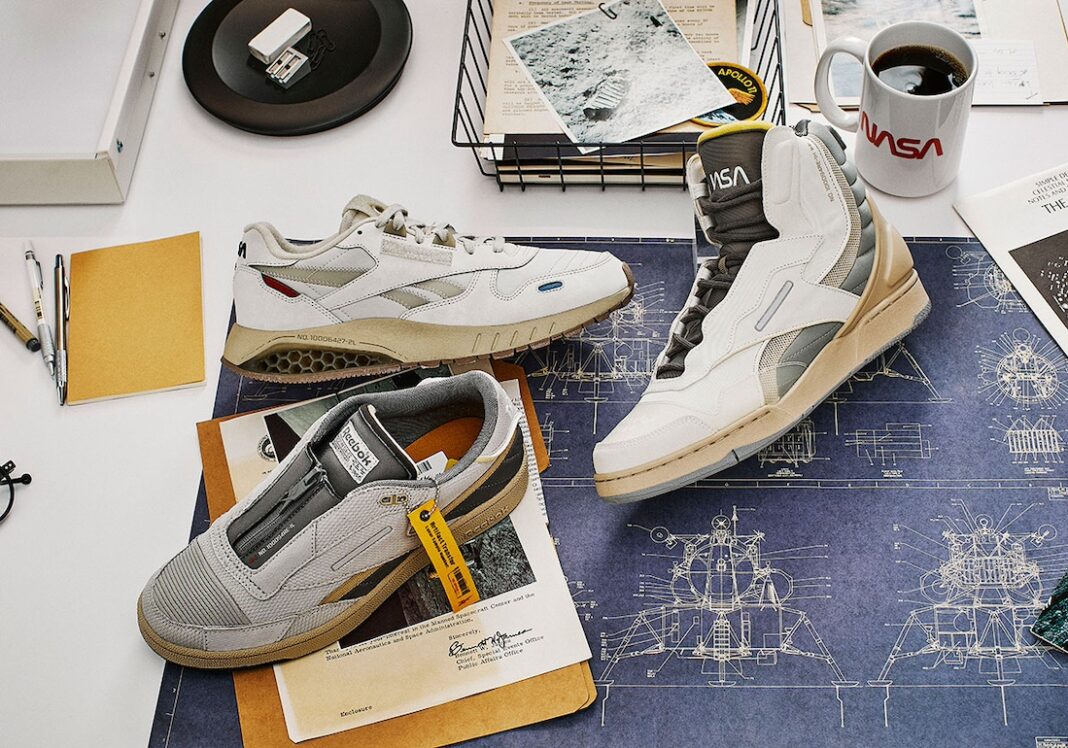 Il orne la doublure des Reebok Classic Leather en daim monochrome du pack