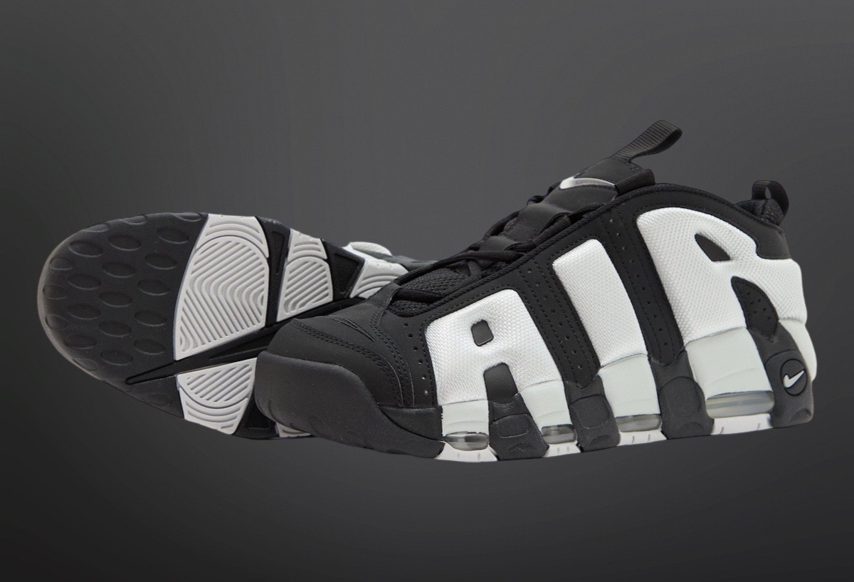 Nike Air More Uptempo Low Black Photon Dust FZ3055 001 2