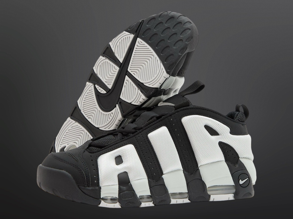 Nike Air More Uptempo Low Black Photon Dust FZ3055 001 3