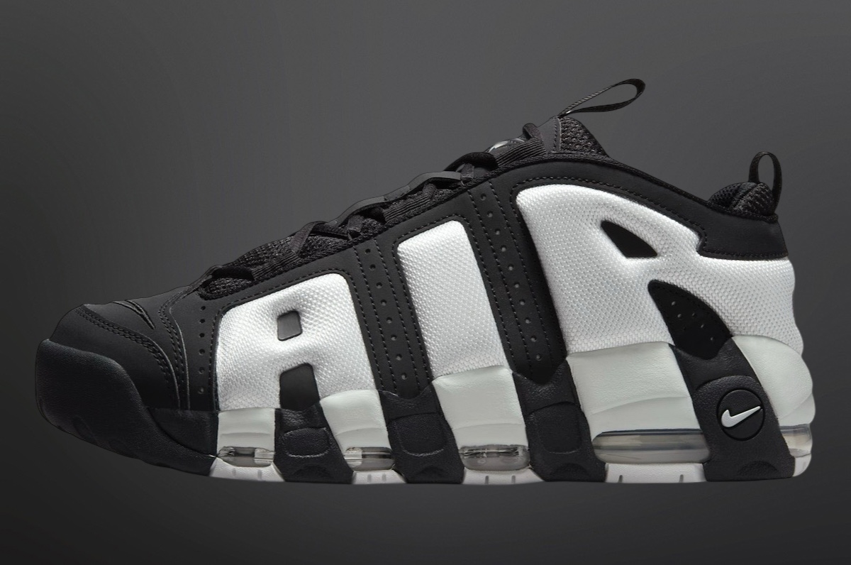 Nike Air More Uptempo Low Black Photon Dust FZ3055 001 WCU9430-001 Date 1