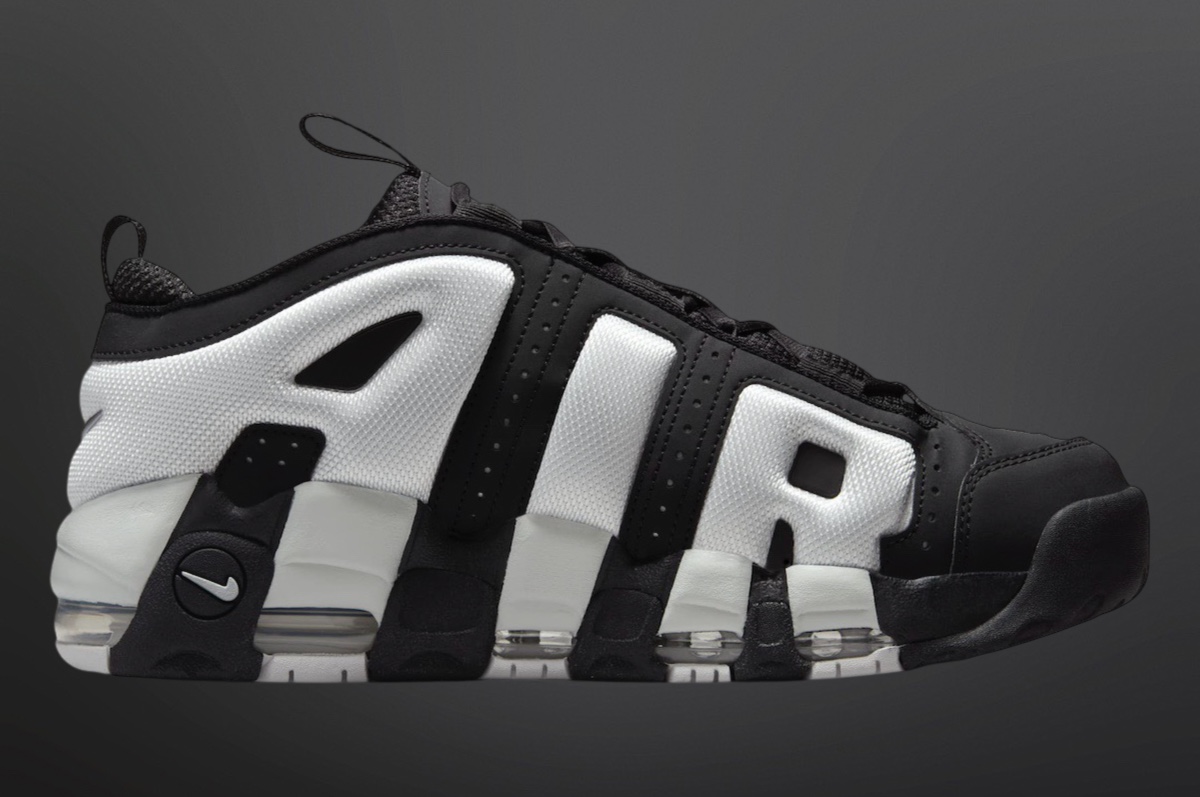 Nike Air More Uptempo Low Black Photon Dust FZ3055 001 WCU9430-001 Date 2