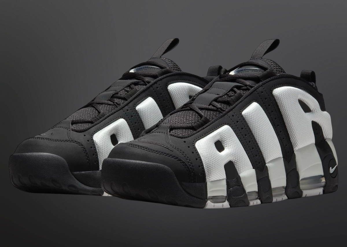 Nike Air More Uptempo Low Black Photon Dust FZ3055 001 WCU9430-001 Date