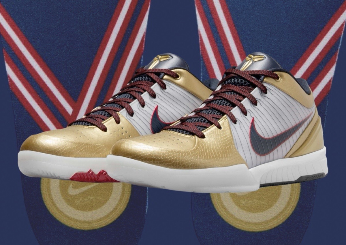 Nike Kobe 4 Protro Gold Medal 2024 FQ3544 100