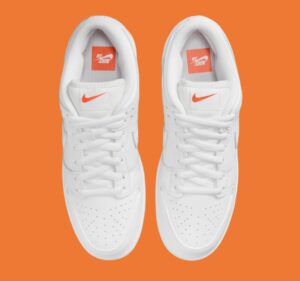 Nike SB Dunk Low Triple White Orange Label FJ1674-100