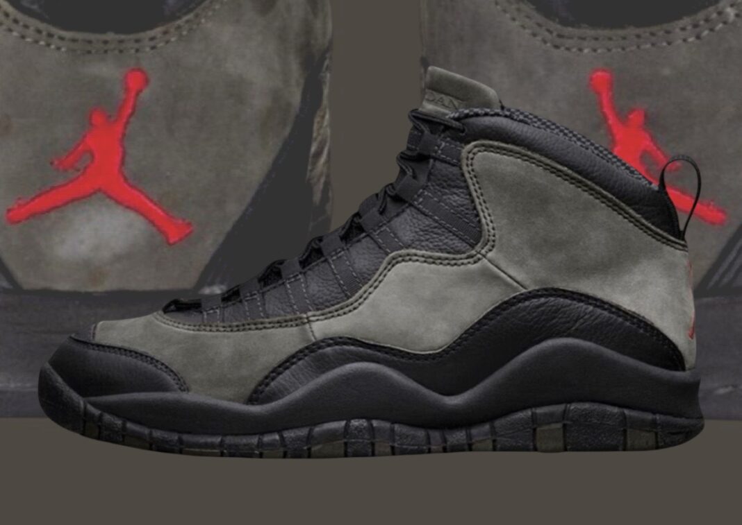 Jordan 10 grey and black hotsell