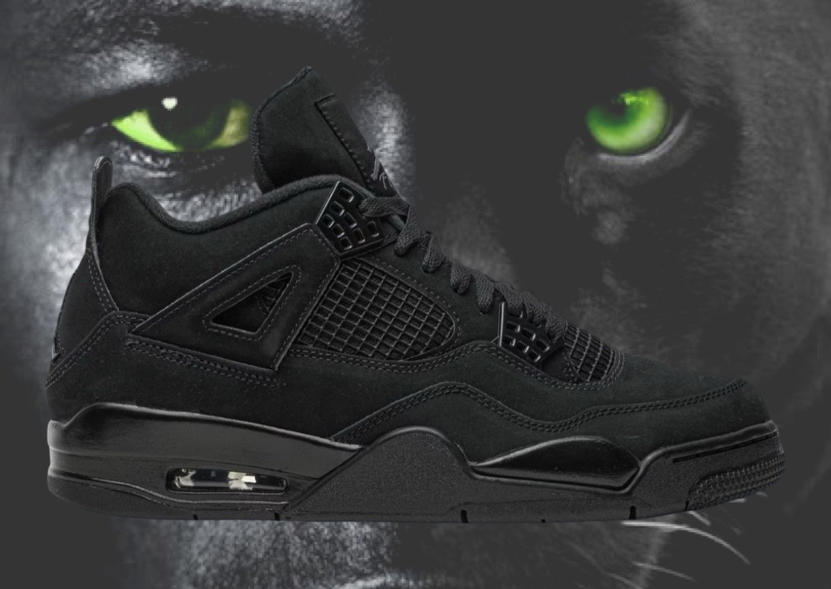 Black cat air jordan best sale