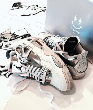 J Balvin x Air Jordan 4 Rayo Custom