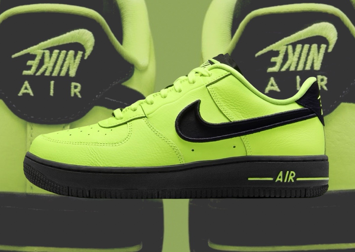 Neon green air force 1 volt best sale