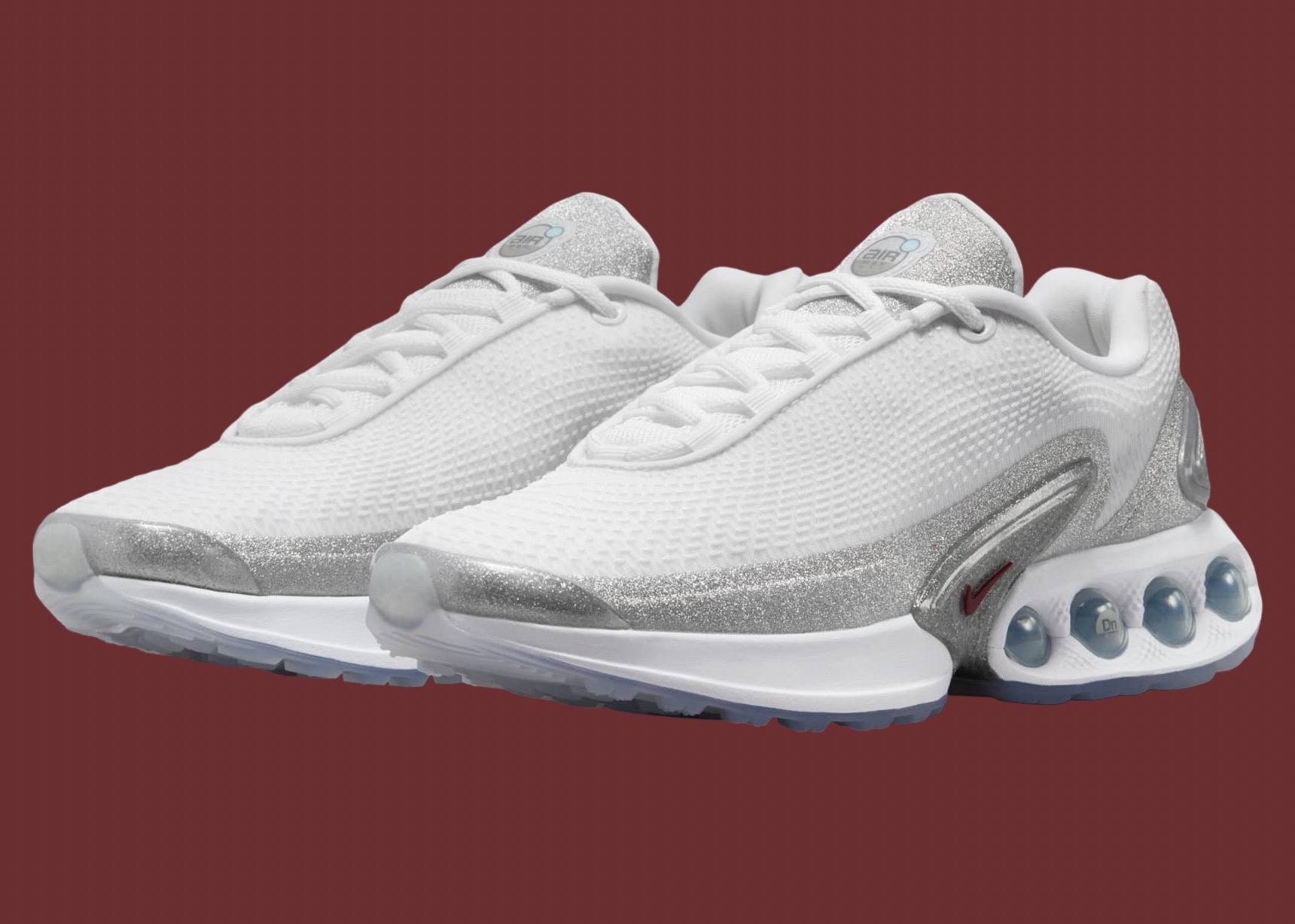 Silver glitter air max online