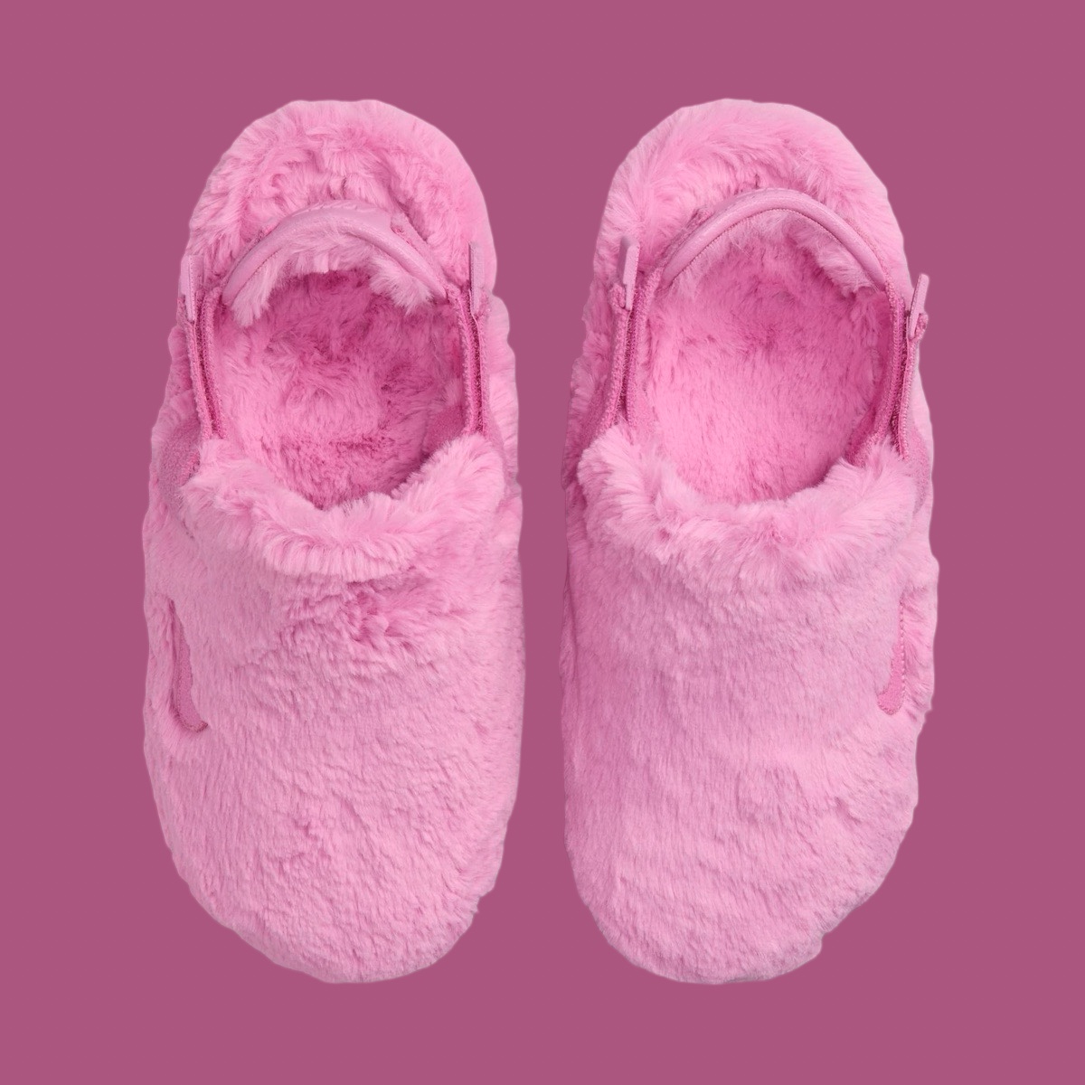 Nike Calm Mule Fur Pink 3