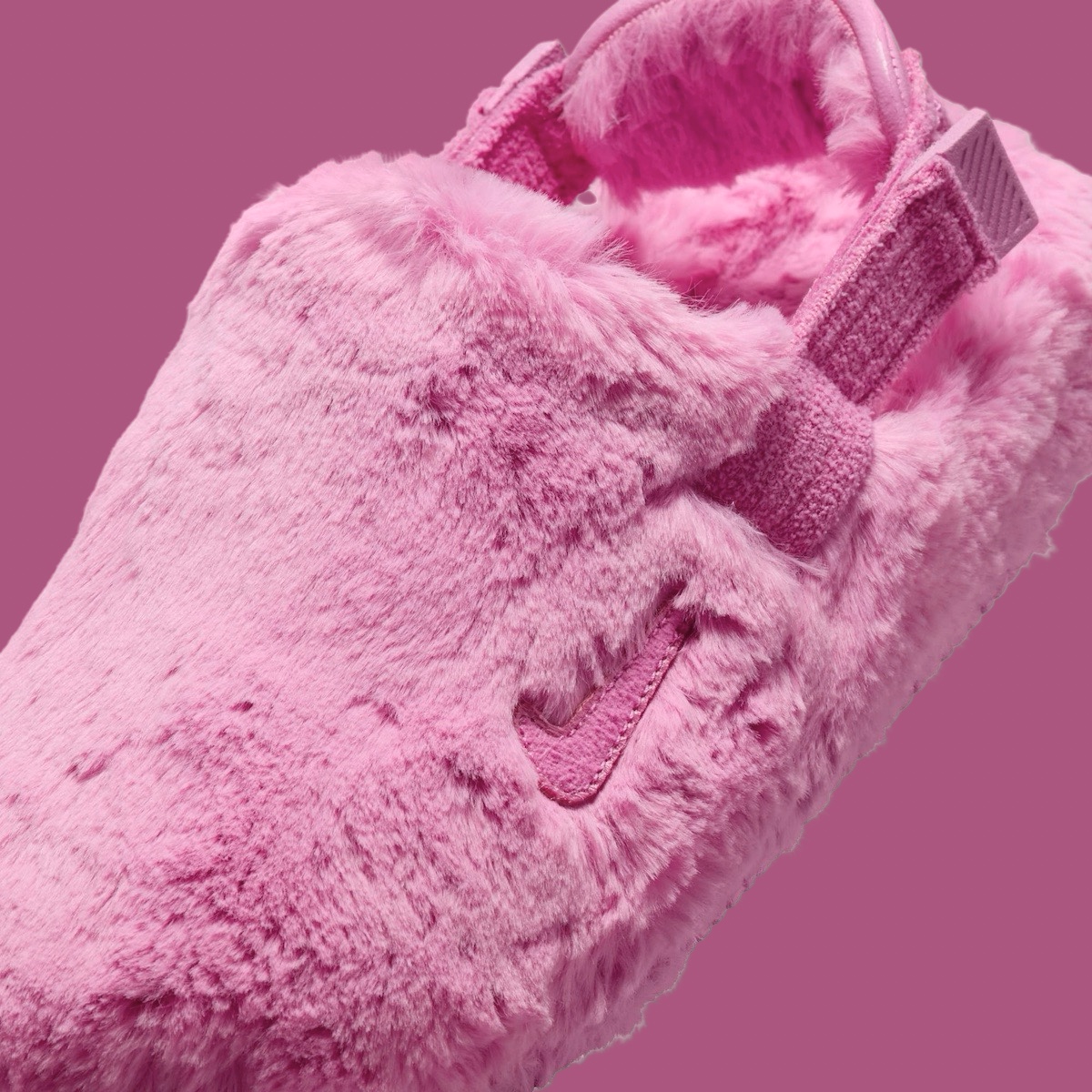 Nike Calm Mule Fur Pink 6