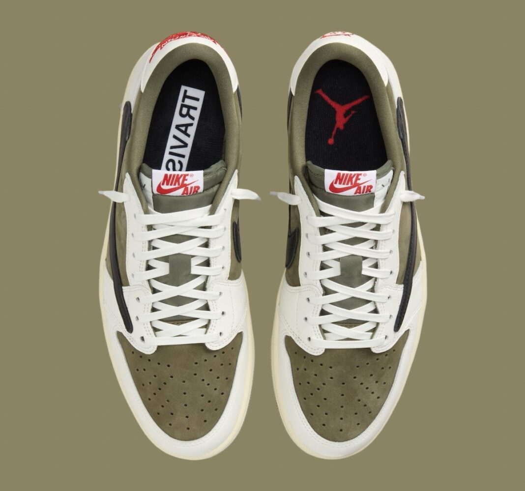travis scott jordan 1 olive