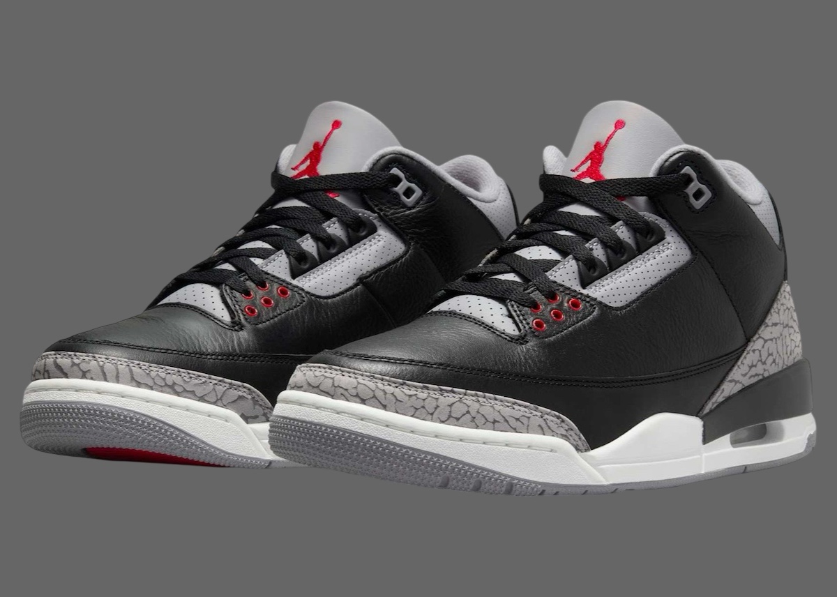 Nike black cement 3 best sale