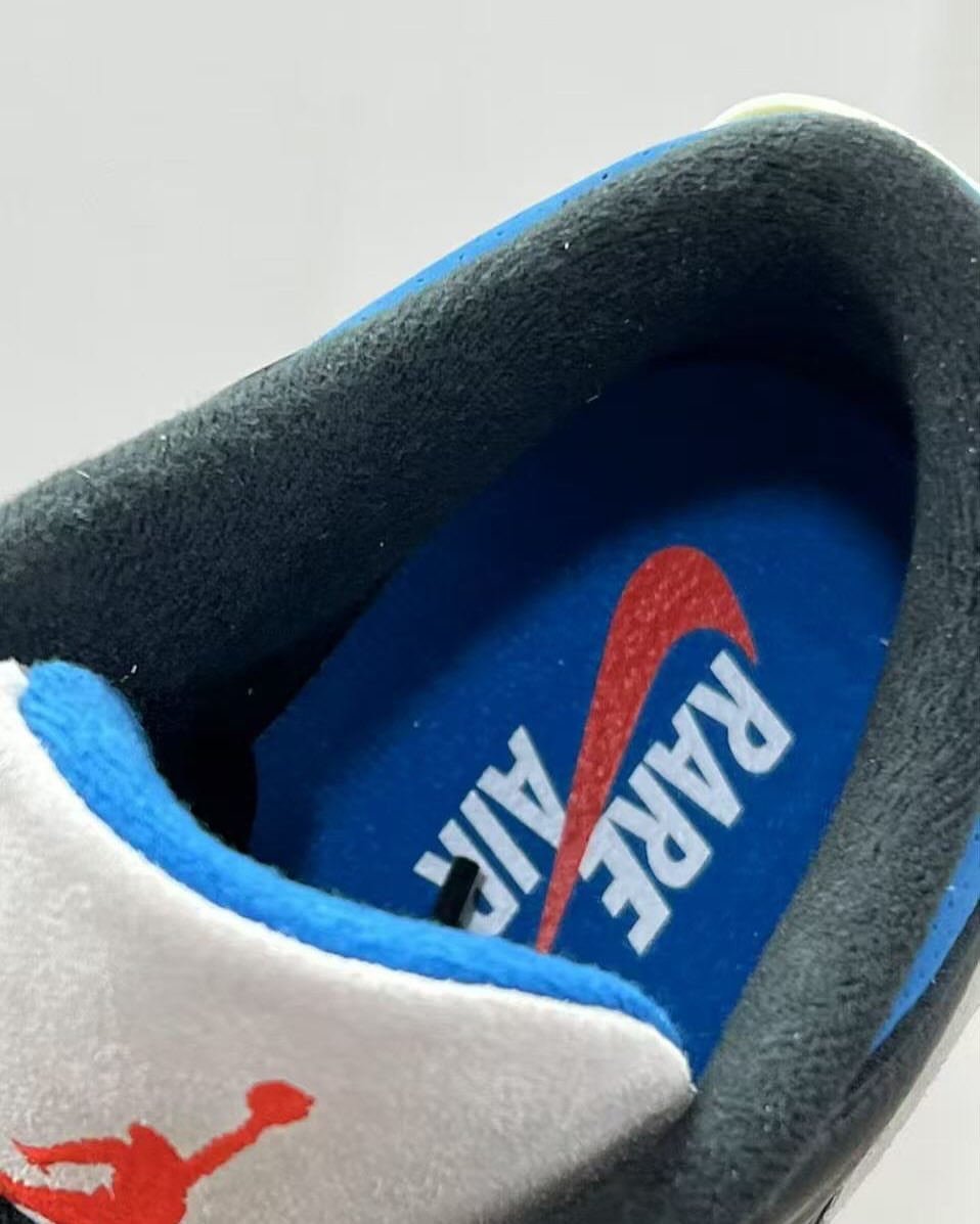 Close-Up of Air Jordan 3 Rare Air Insole with Nike Branding