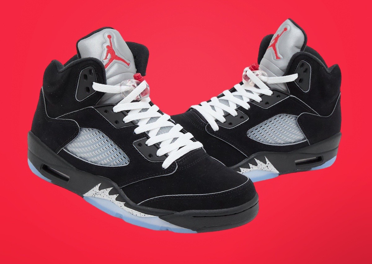 Jordan retro 5 og black metallic best sale