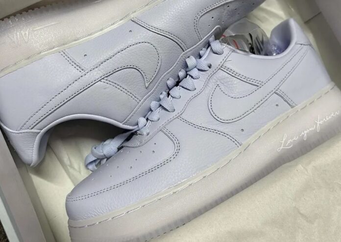 Drake NOCTA Nike Air Force 1 Low Cobalt Tint CZ8065 101 696x493