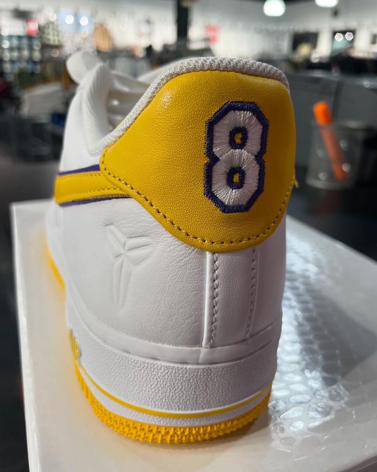 Kobe Bryant Nike Air Force 1 Low White Varsity Maize FZ1151 100 1