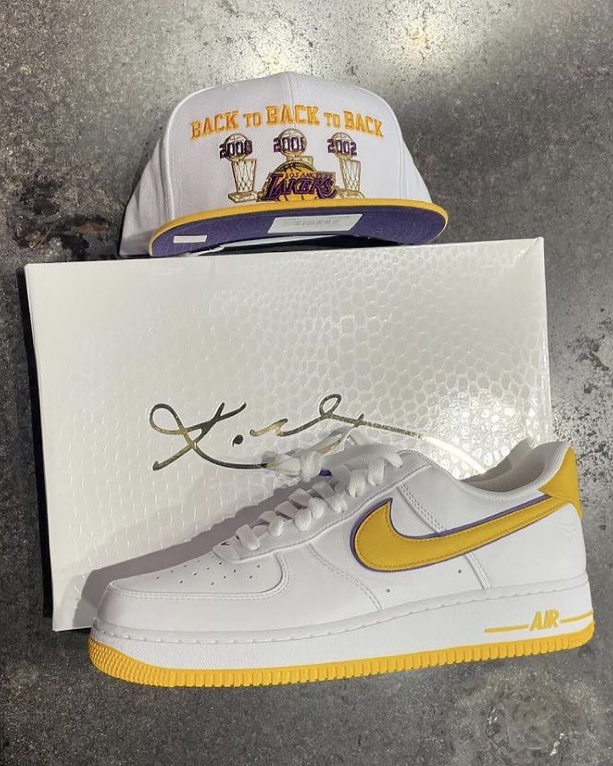 Kobe Bryant Nike Air Force 1 Low White Varsity Maize FZ1151 100