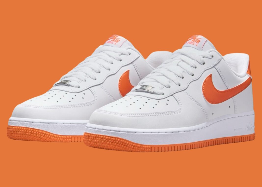 Nike Air Force 1 Low White Safety Orange FJ4146 109