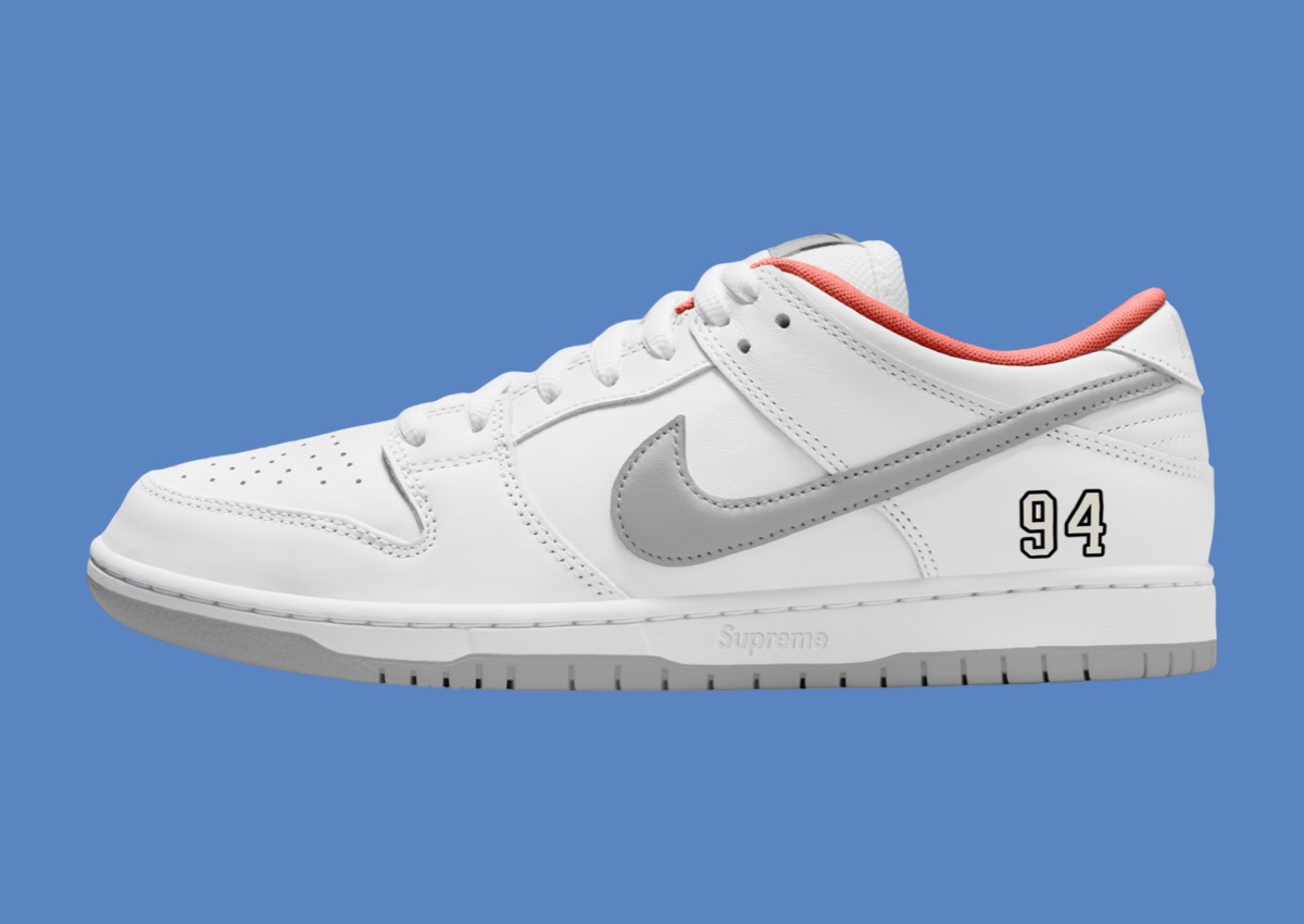 Supreme Nike SB Dunk Low White HQ8487 100 2025