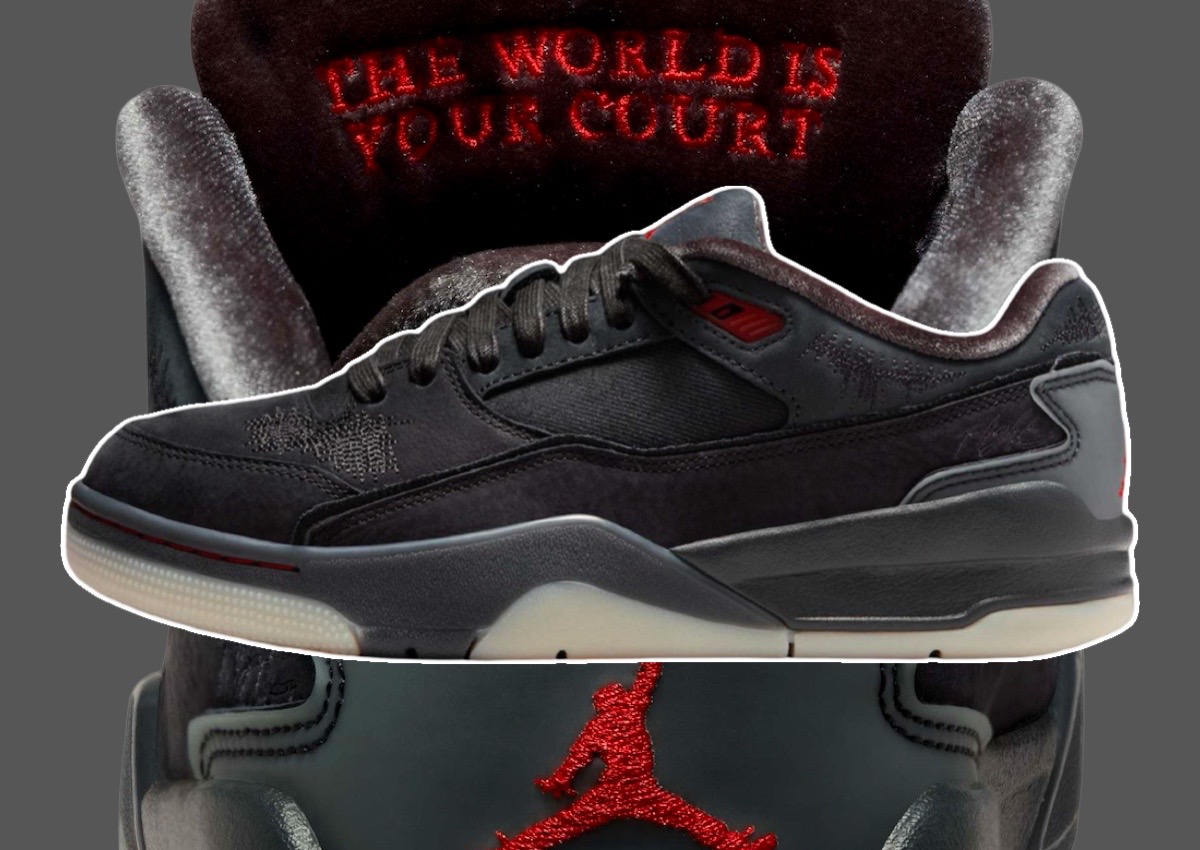 Who Decides War x Jordan Flight Court Black HQ2958 006