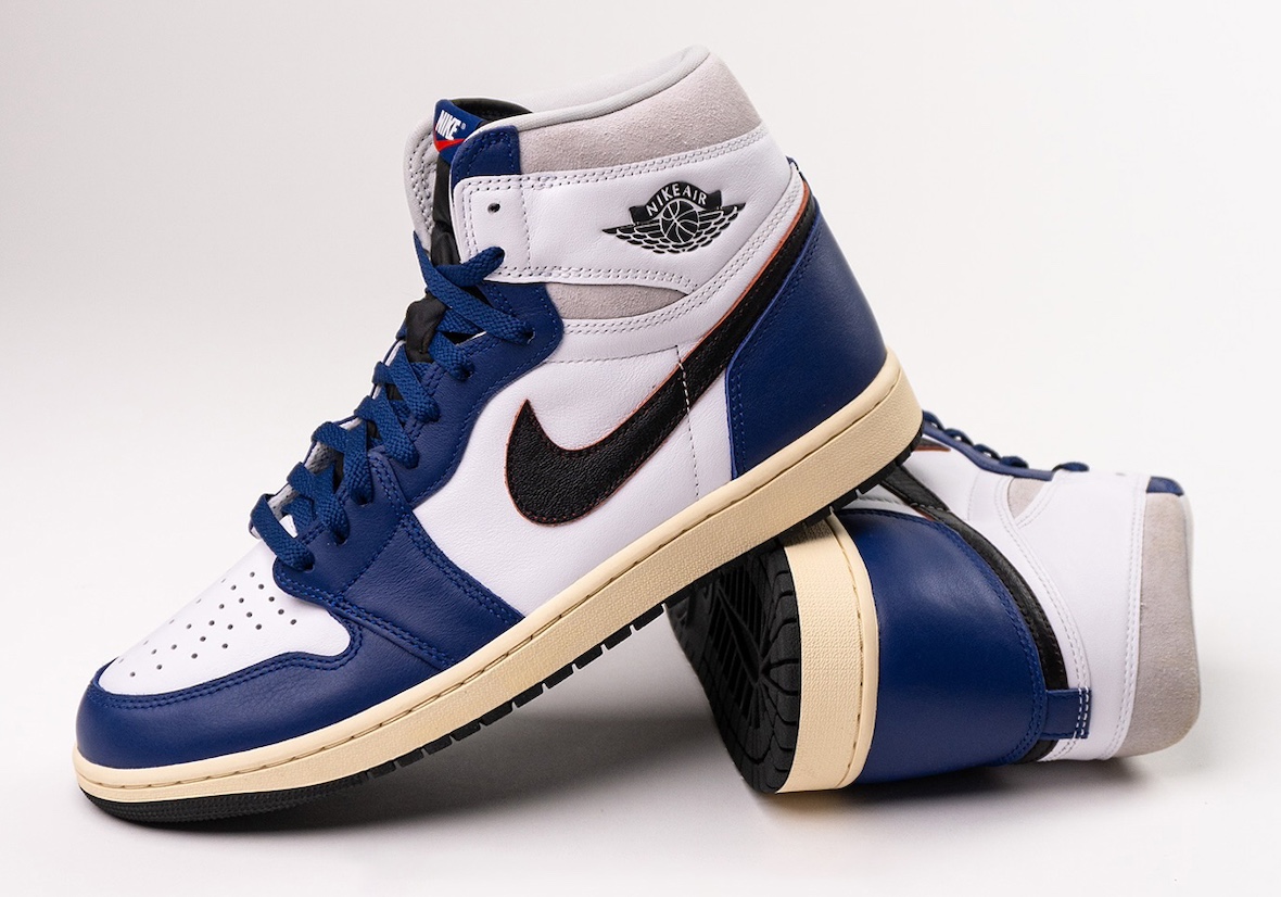 Air jordan 1 blu e rosse on sale