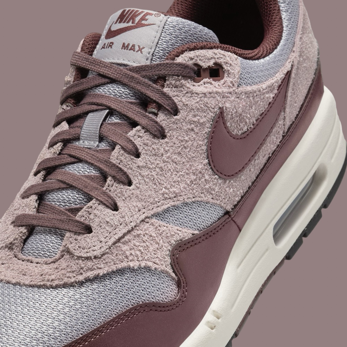 Nike air max 1 premium burgundy deals