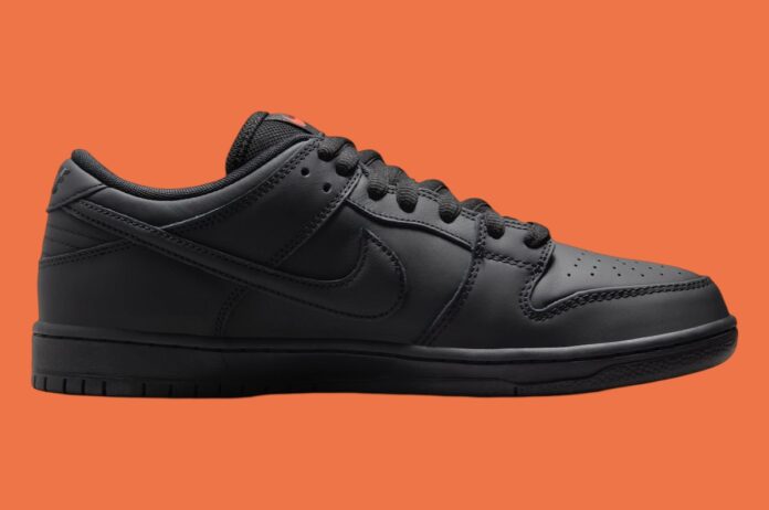 Nike SB Dunk Low Pro ISO Triple Black FJ1674 001