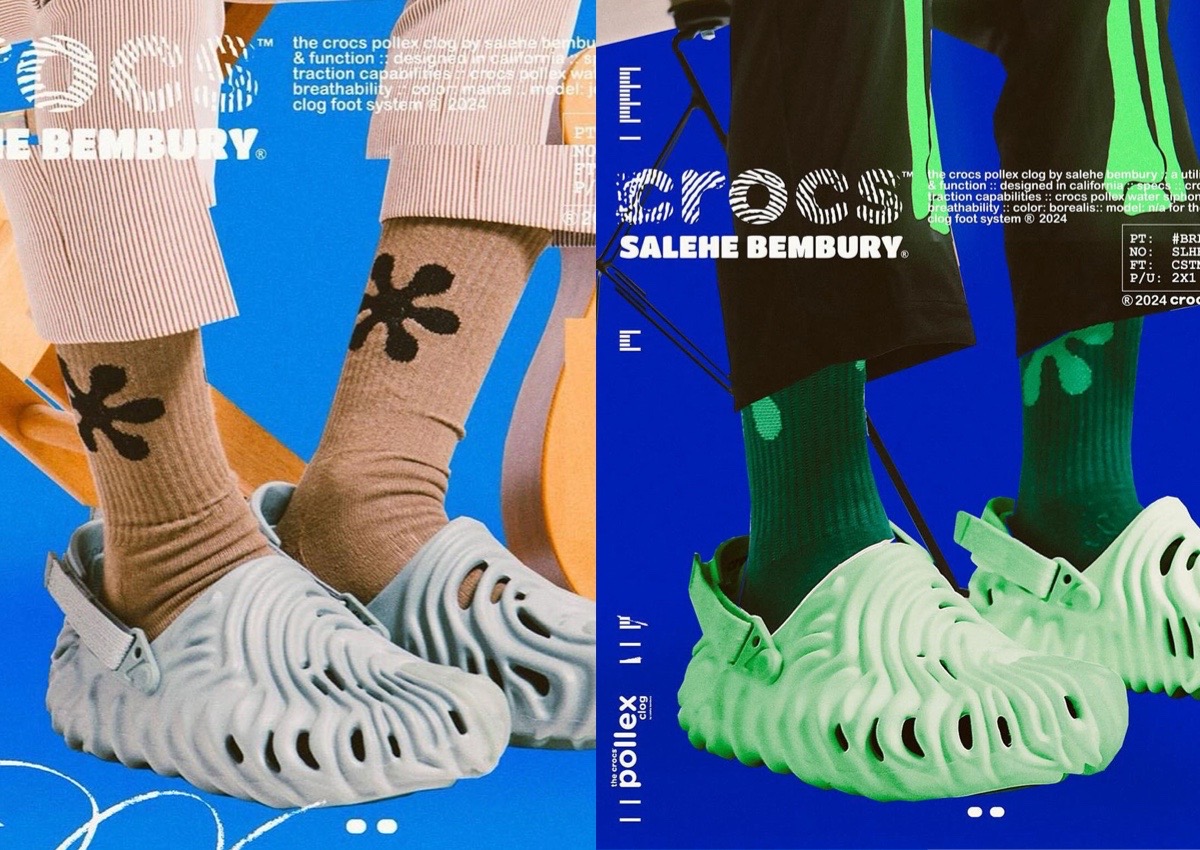 Salehe Bembury x Crocs Pollex Clog Manta & Borealis