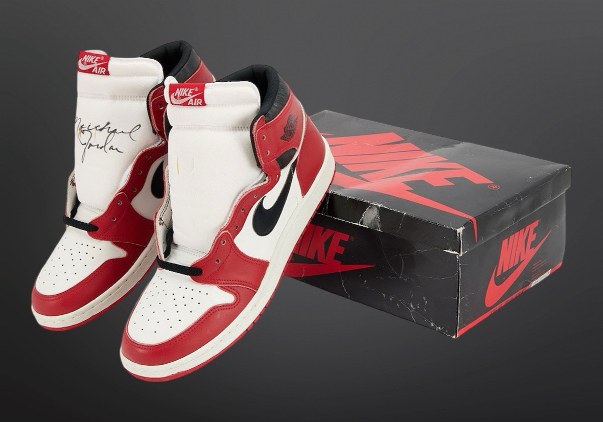 Autographed jordans online