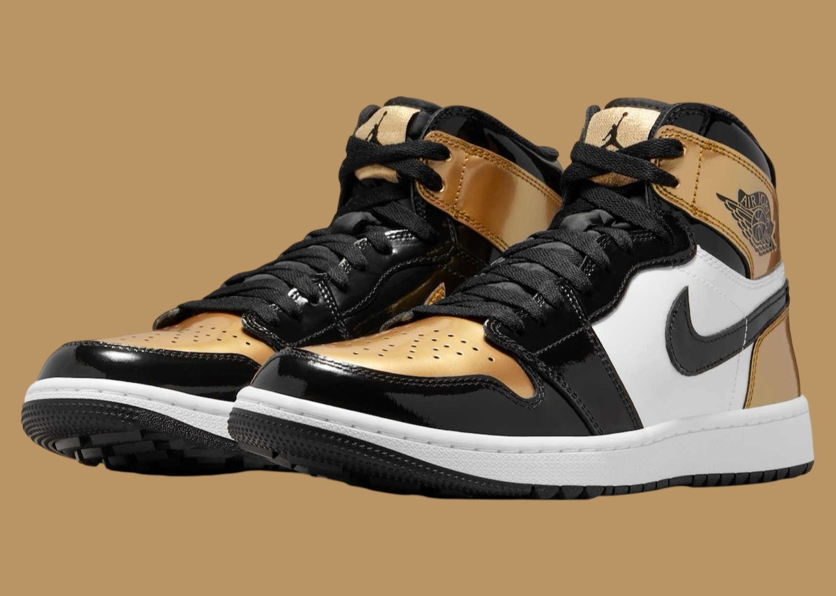 Air jordan 1 high gold toe on sale