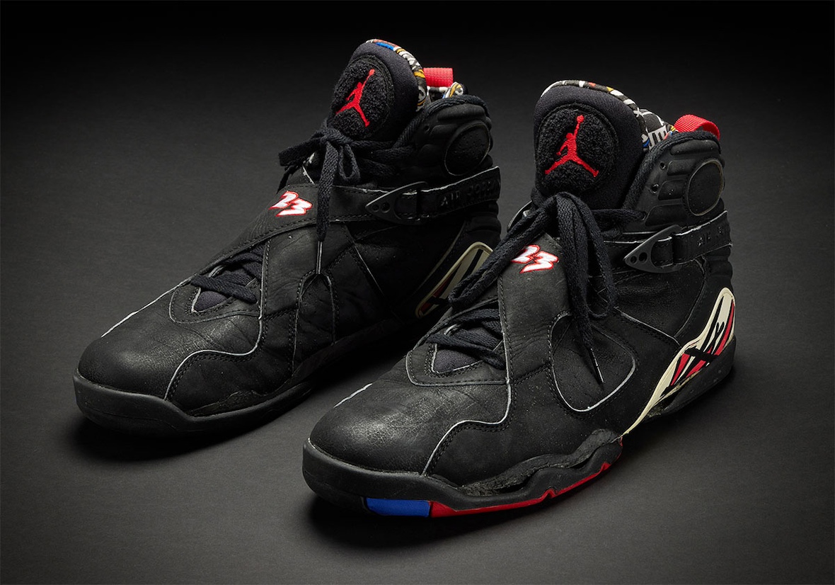 Air Jordan 8 Playoffs 1993 NBA Finals Game Worn