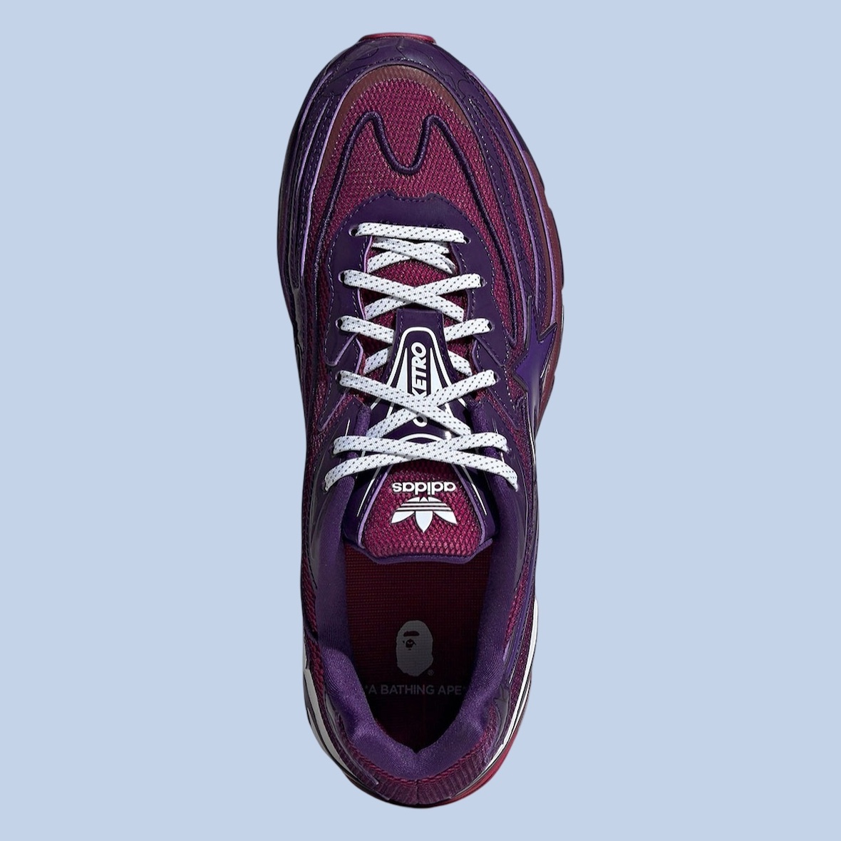 Bape maroon adidas Orketro JH6362 4