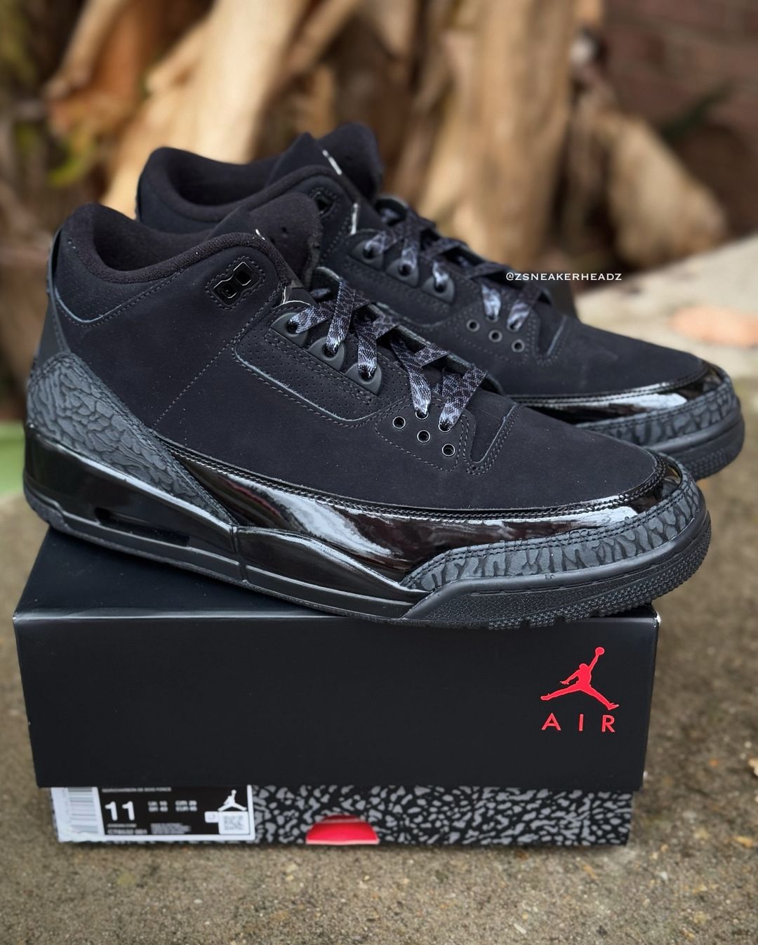 Jordans 3 black hotsell