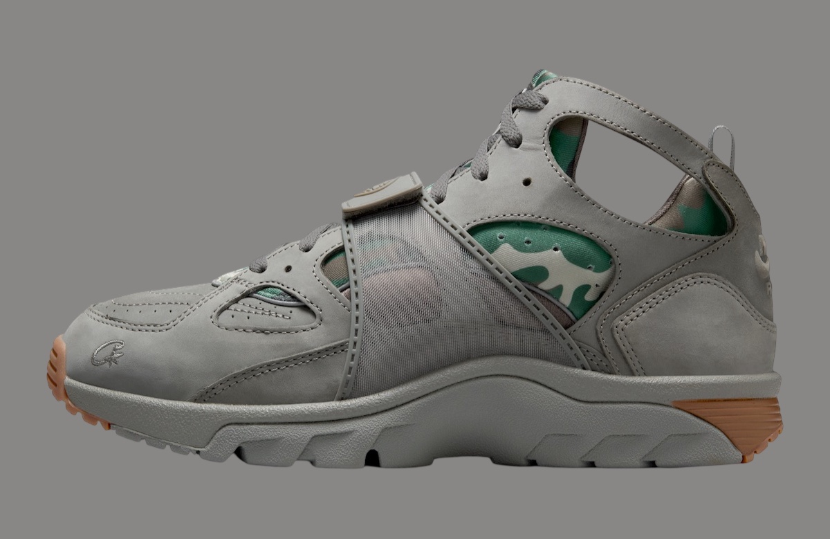 Corteiz Nike Air Trainer Huarache Gully Grey FQ8793 001 1