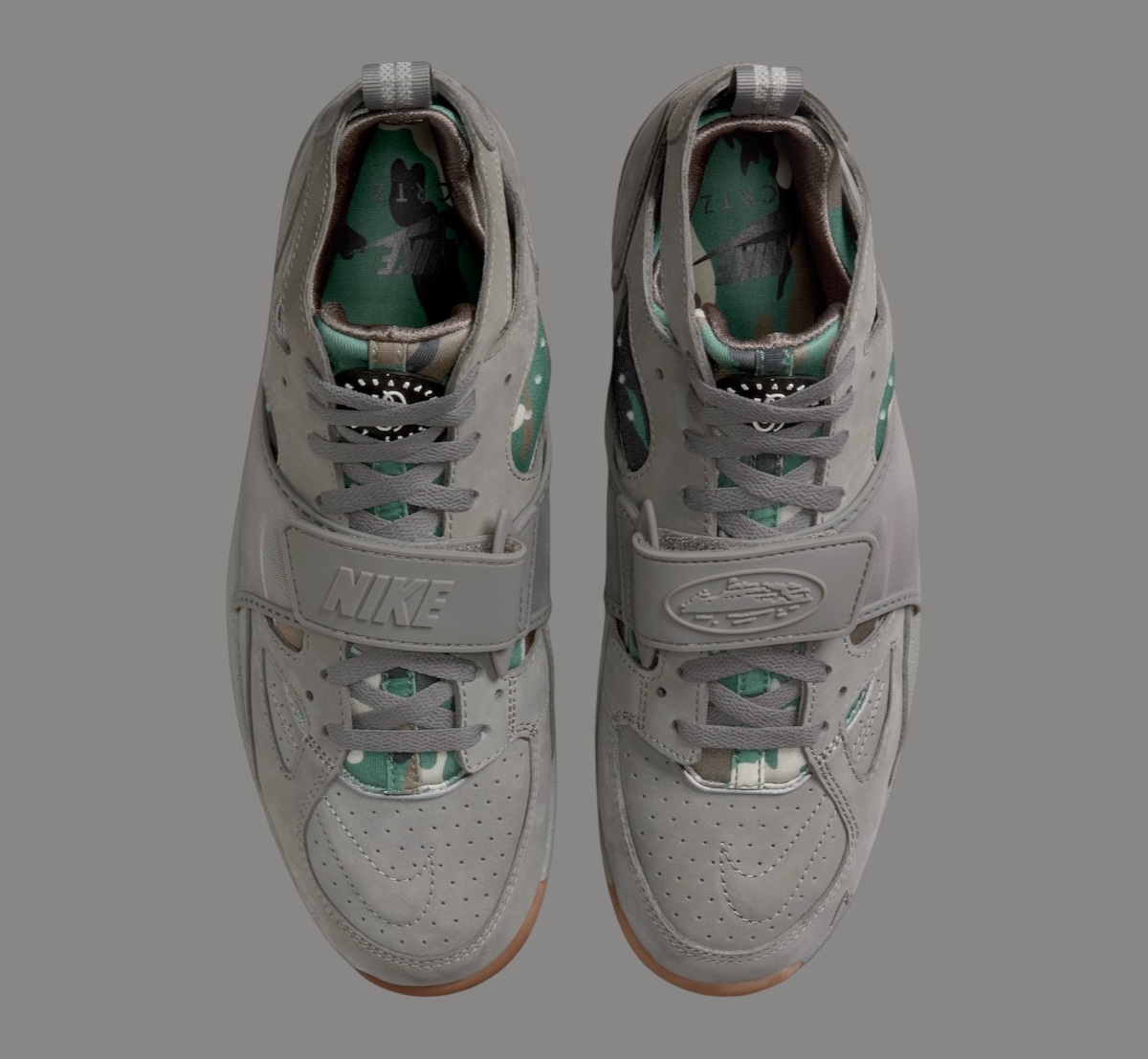 Corteiz Nike Air Trainer Huarache Gully Grey FQ8793 001 3