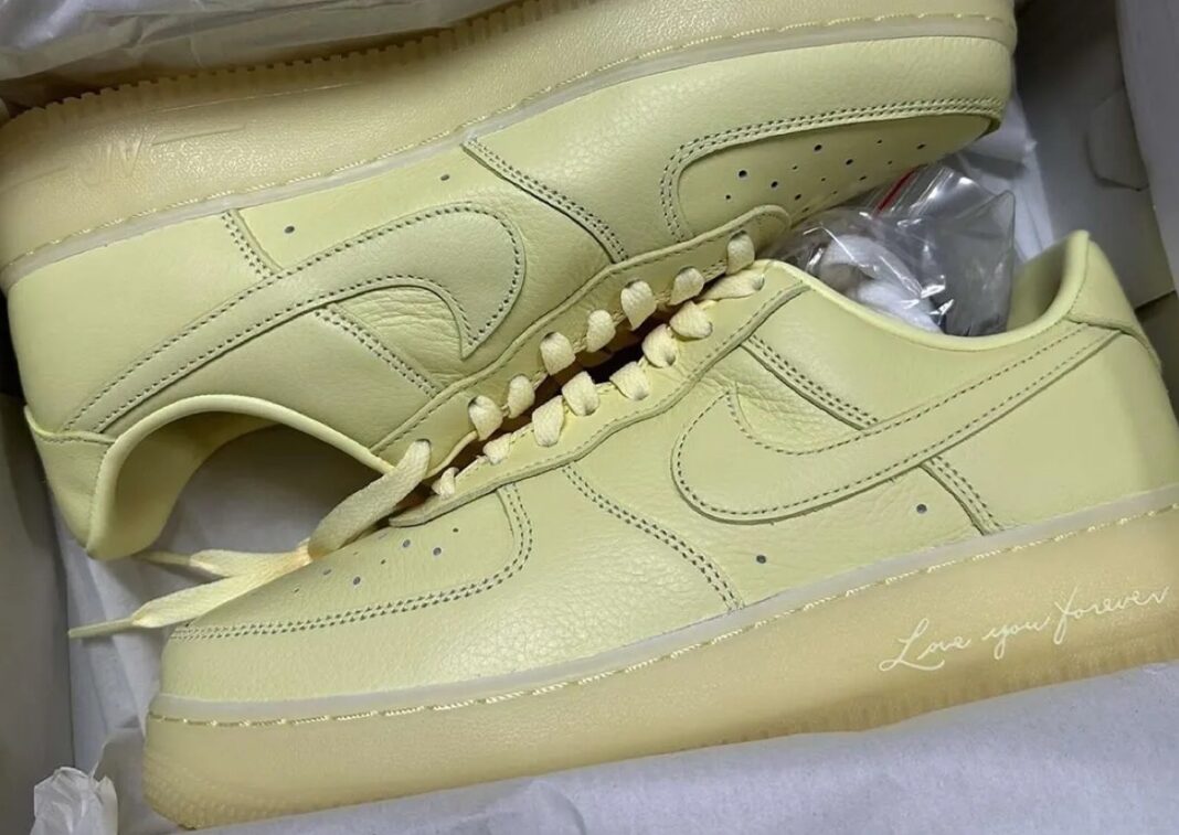 Drake Leather nike Nocta Air Force 1 Low Citron Tint CZ8065 800 1068x757