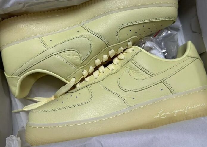 Drake Nike Nocta Air Force 1 Low Citron Tint CZ8065 800 696x493