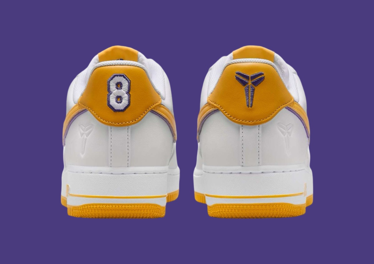 Kobe Bryant Nike Air Force 1 Low White Varsity Maize FZ1151 100 4