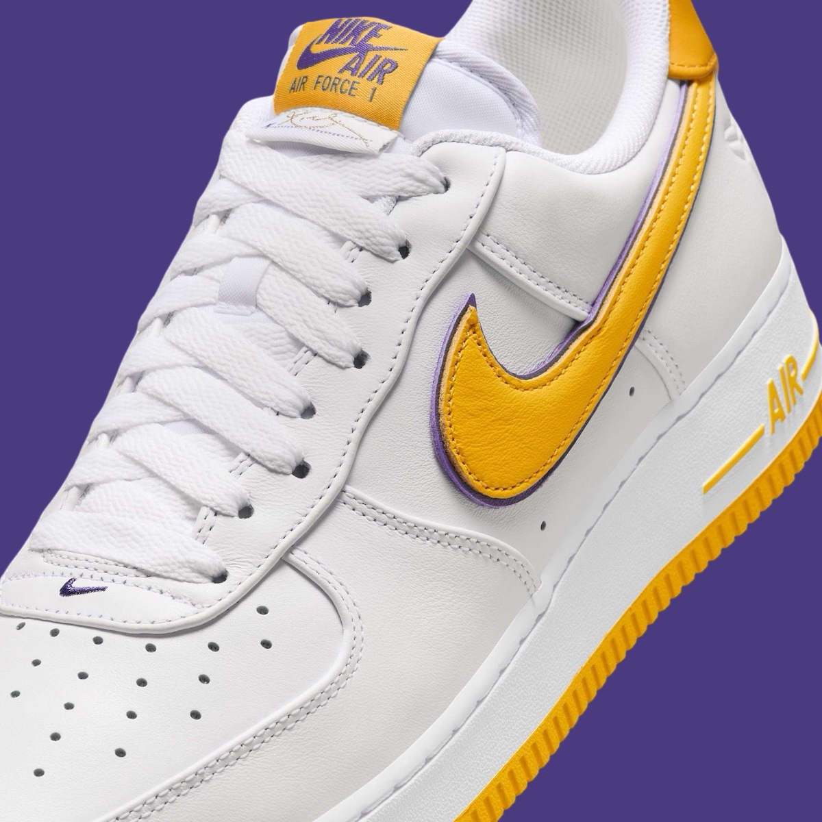 Kobe Bryant Nike Air Force 1 Low White Varsity Maize FZ1151 100 7