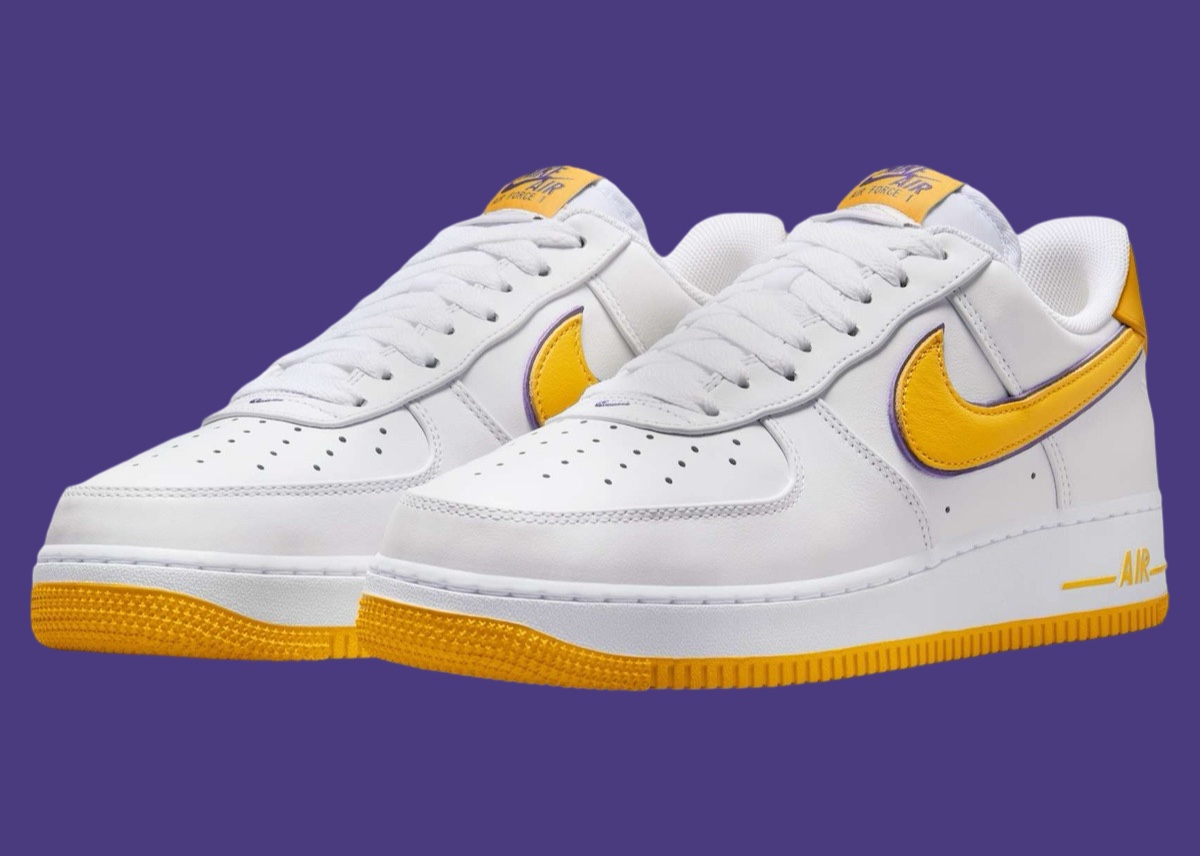 Kobe Bryant Nike Air Force 1 Low White Varsity Maize FZ1151 100