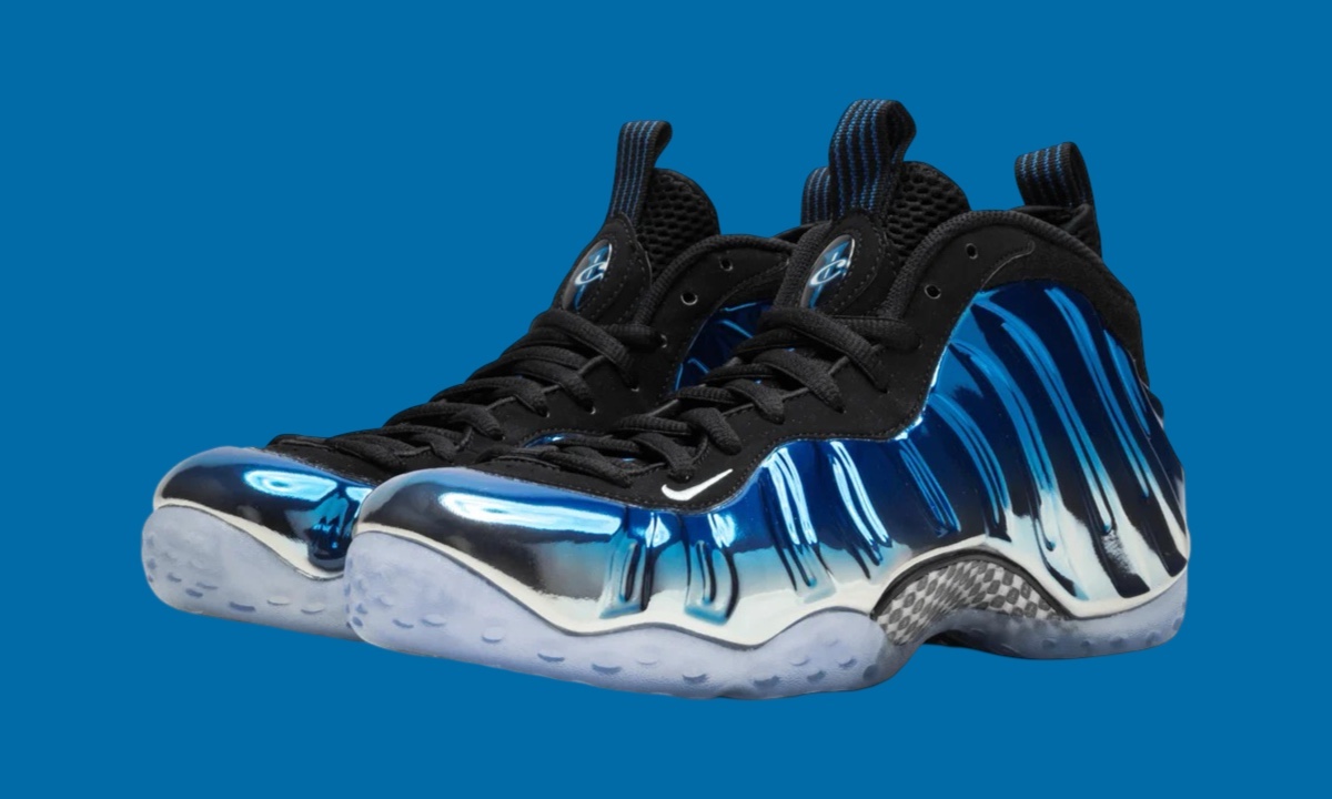 Air foamposite one blue mirror deals