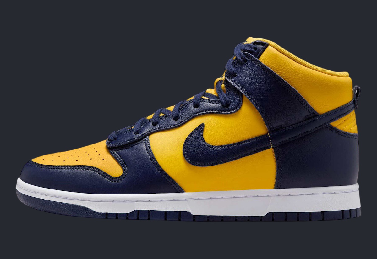 Nike Dunk High Michigan HF3143 700 1