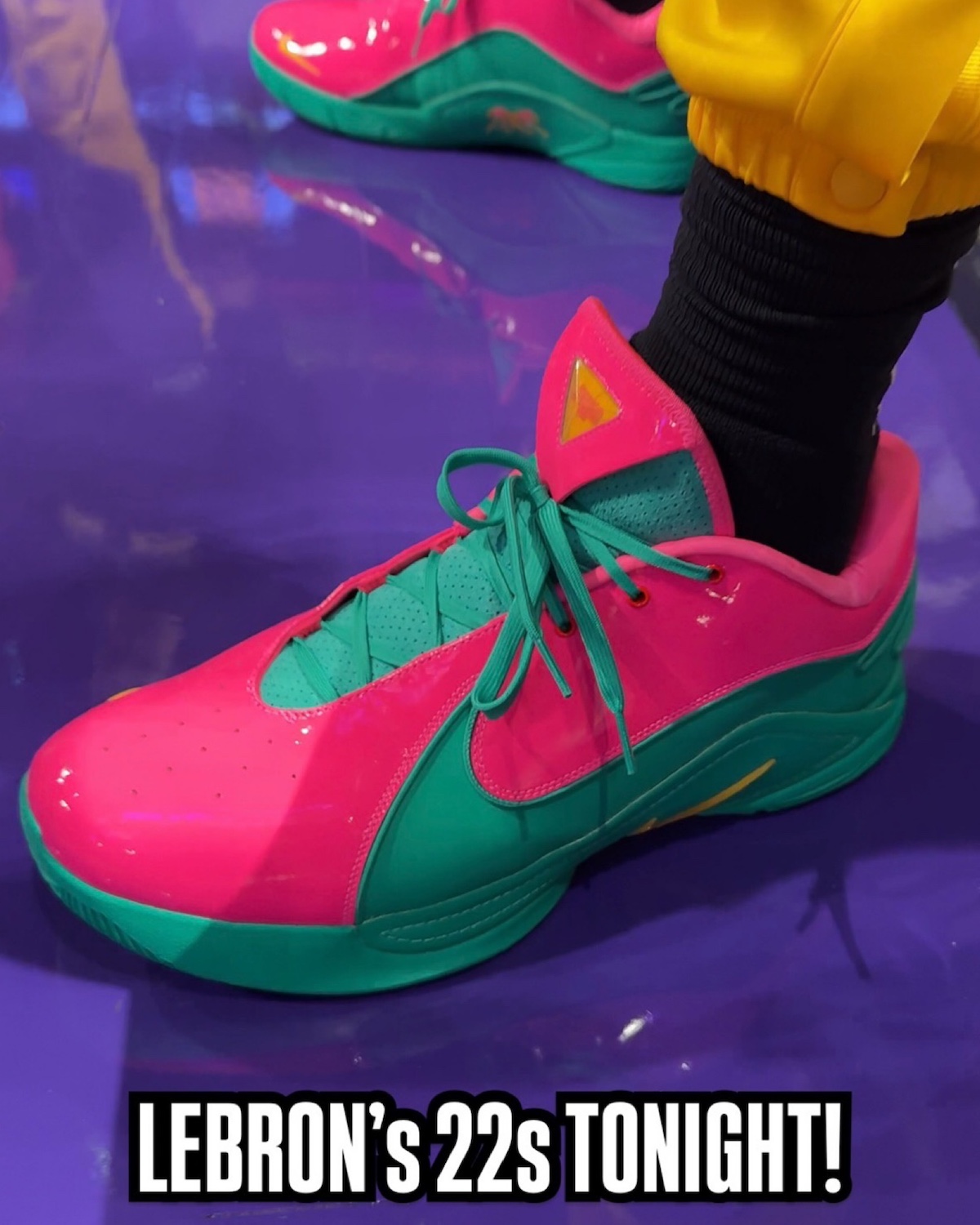 Nike LeBron 22 South Beach PE 1