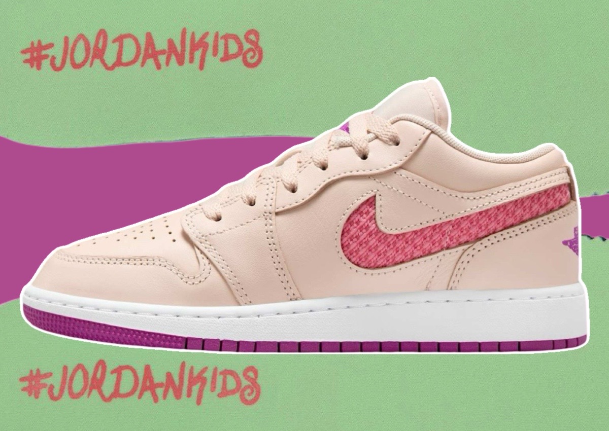 The Air Jordan 1 Low GS “#Jordankids” Blends Youthful Energy
