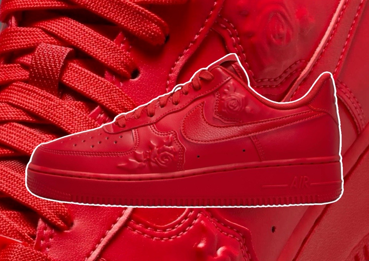 Nike Air Force 1 Low Red Roses HF2016-600